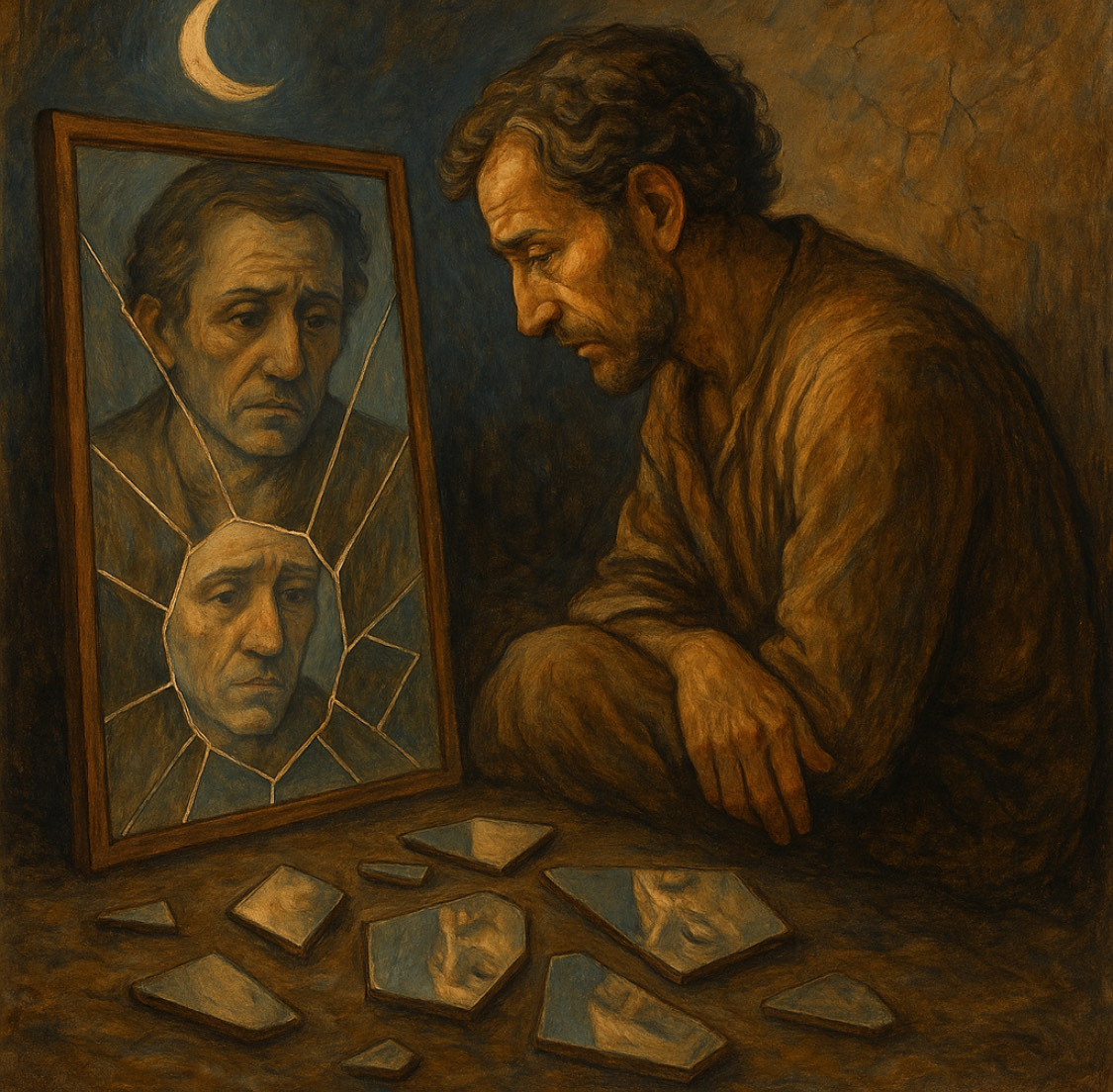 المرآة المكسورة