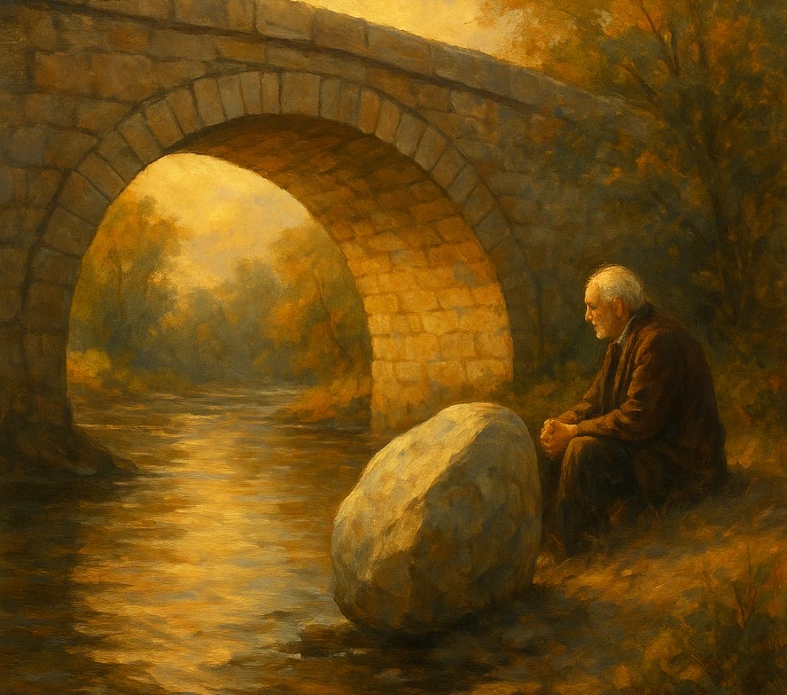 كن كالصخرة الي تثبت جسر العابرين