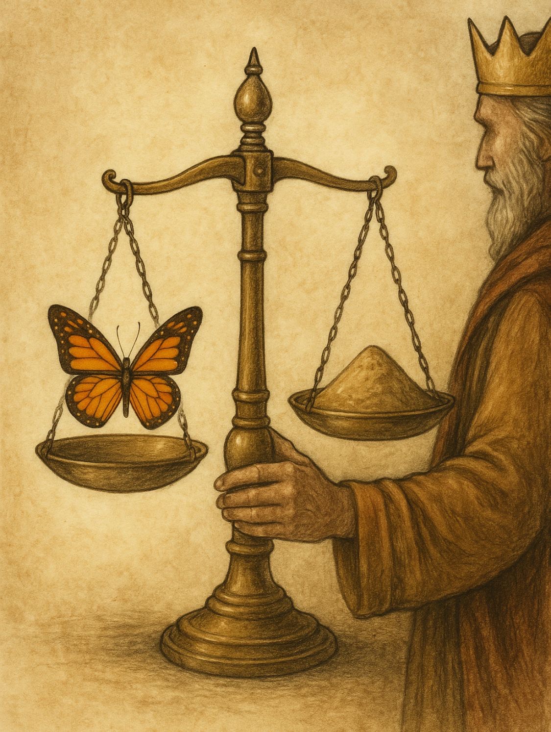 الهموم ووزن الفراشة