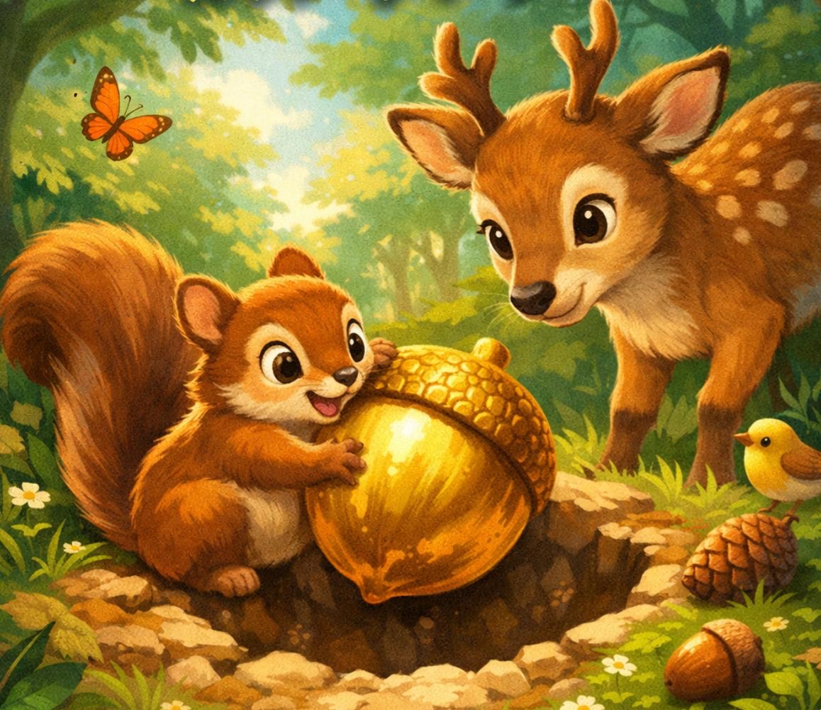 ‎السنجاب والجوزة الذهبية