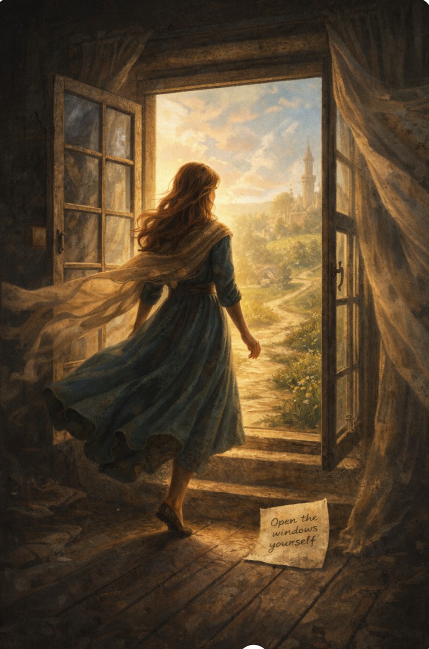 ‎الريح والنافذة