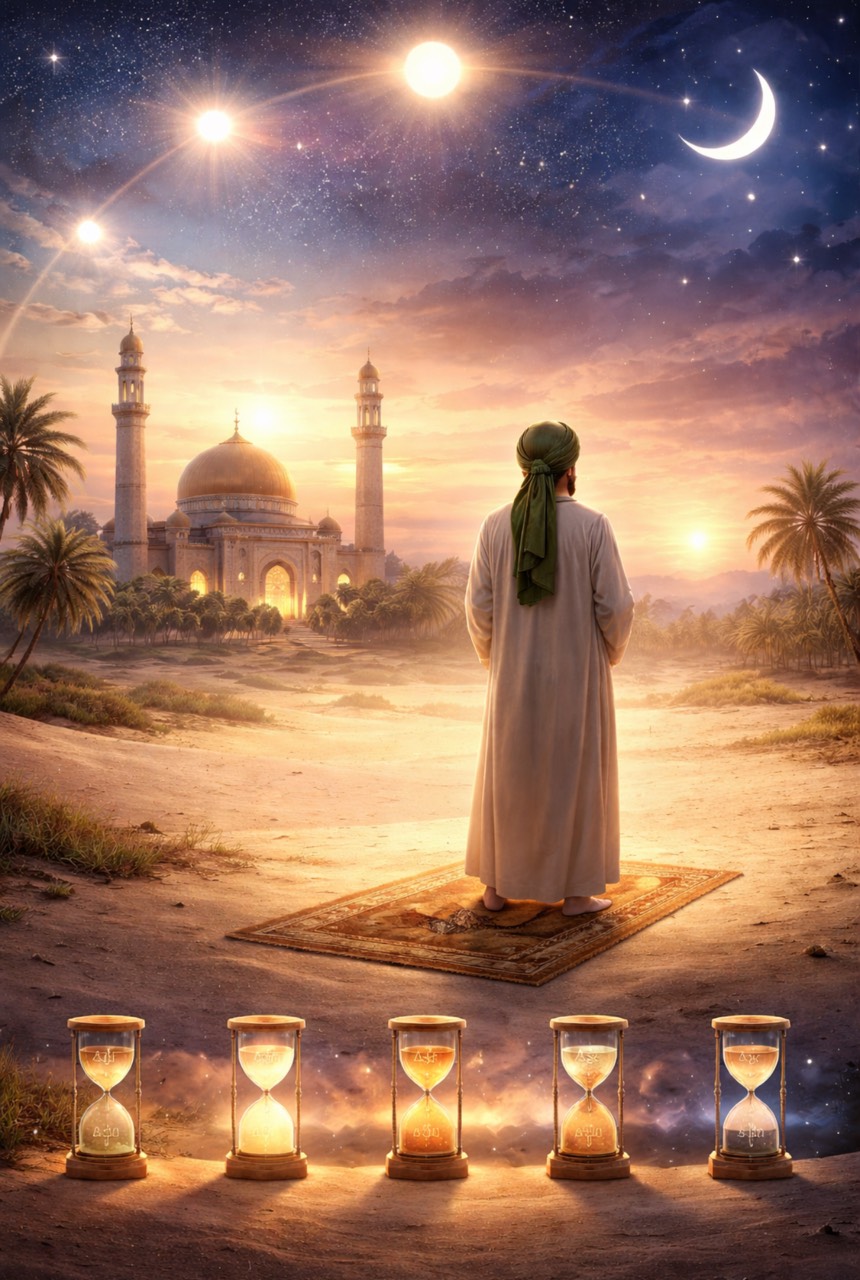 ‎السيرة النبوية العطرة (( تحديد أوقات الصلاة ))