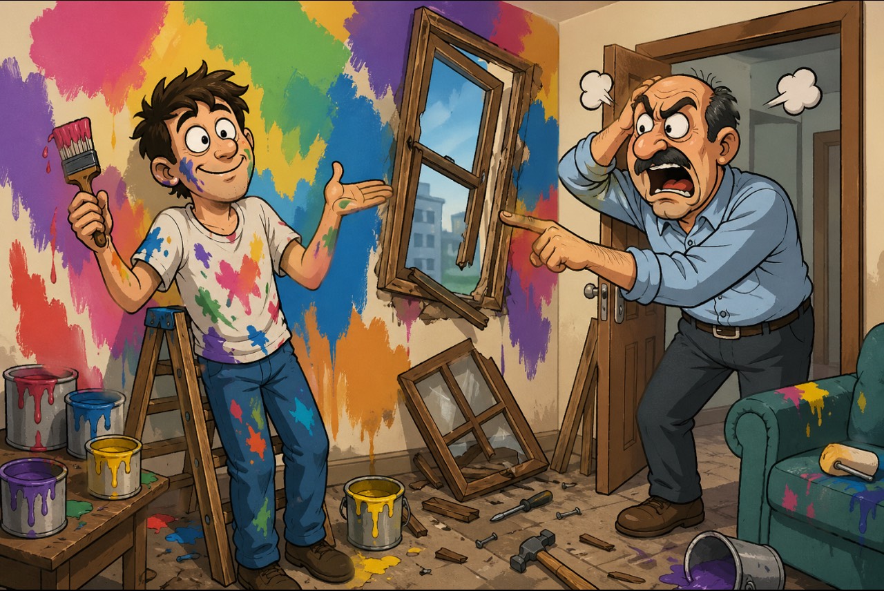 إجا يكَحِّلها عماها -لهجة أردنية