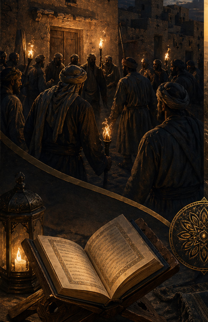 ‎حصار بيت النبي محمد صلى الله عليه وسلم