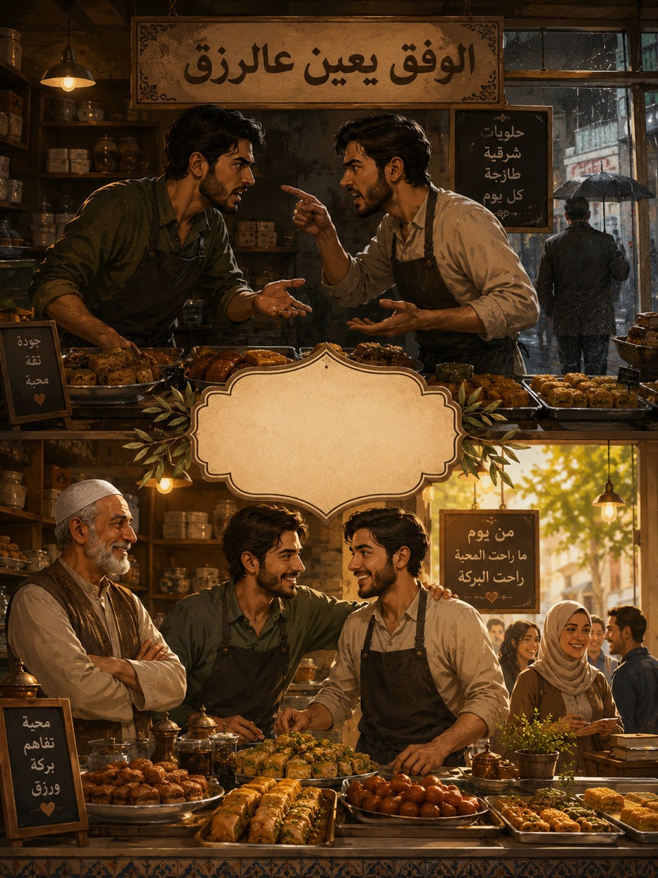 ‎الوِفِق بيعين عَالرِّزِق-اللهجة الفلسطينية