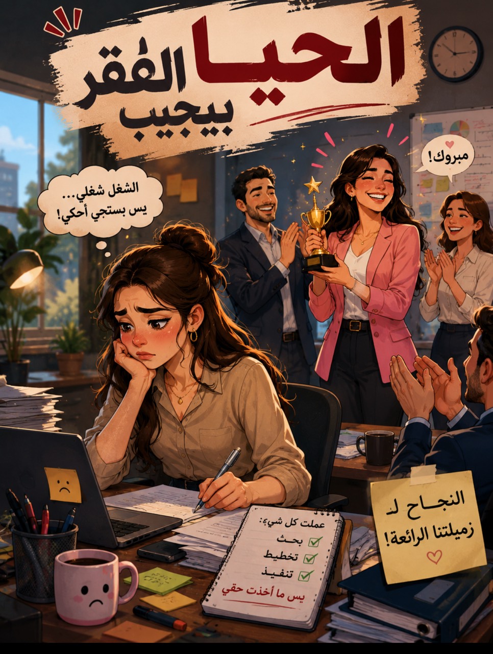 الحيا بيجيب الفقر/ اللهجة الفلسطينية الأردنية - قصة عربية