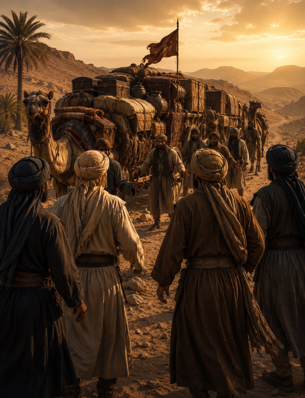 مُقَدِمة غزوة بدر الكبرى - قصة عربية