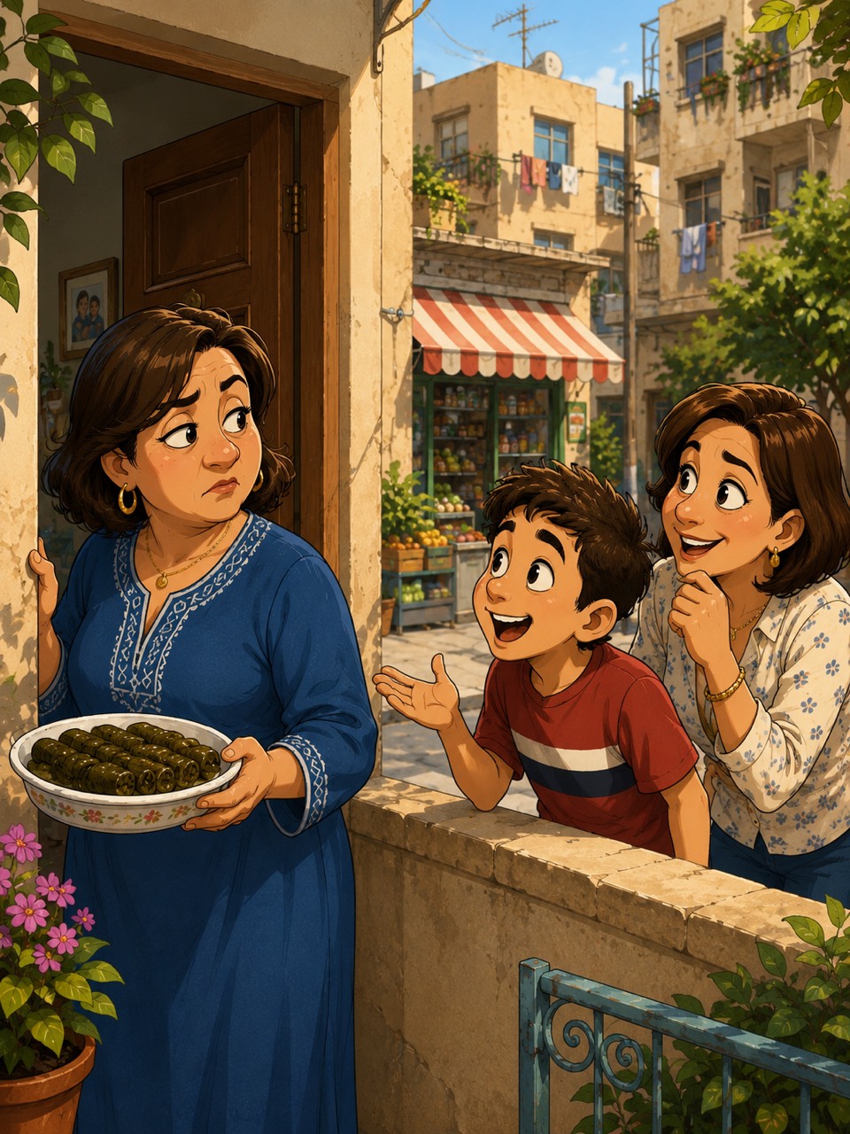 اللي بالحارة ما تشتهيه يا جارة/اللهجة الفلسطينية الأردنية - قصة عربية