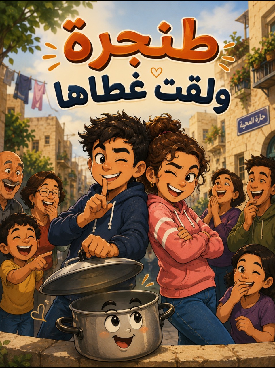 طنجرة ولقت غطاها / اللهجة الفلسطينية الأردنية - قصة عربية