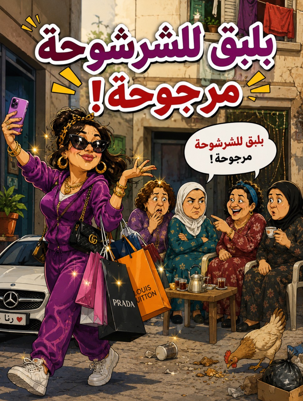 بيلبق للشرشوحة مرجوحة / اللهجة الفلسطينية الأردنية - قصة عربية