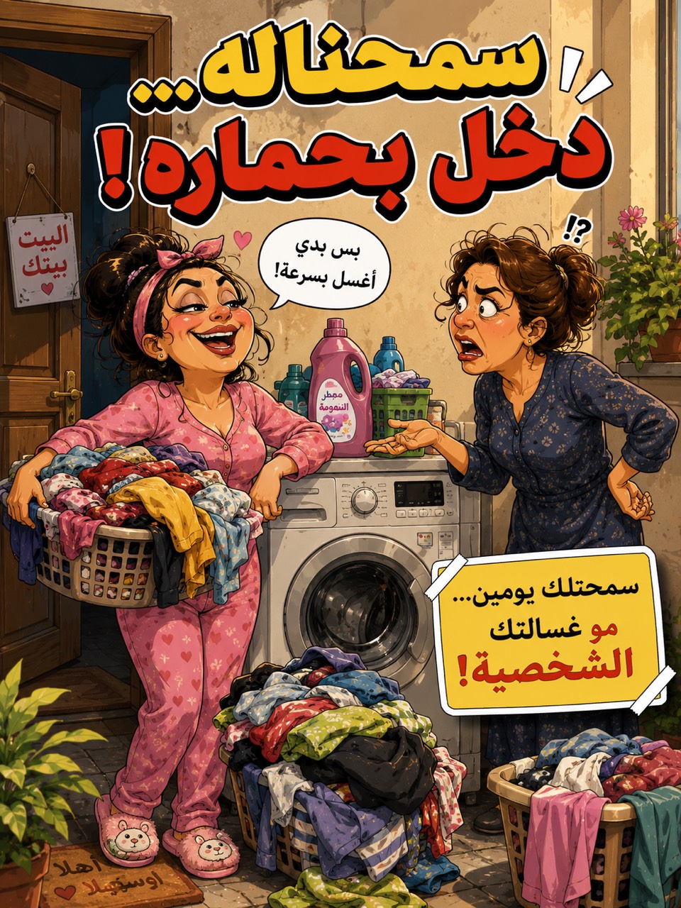 سمحناله… دخل بحماره / اللهجة الفلسطينية الأردنية - قصة عربية