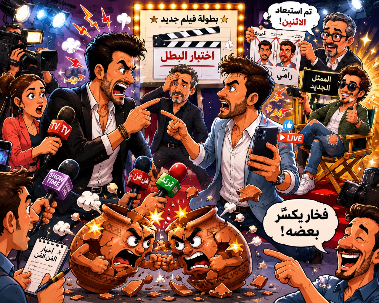 ‎فخار يكسر بعضه / اللهجة الفلسطينية الأردنية - قصة عربية
