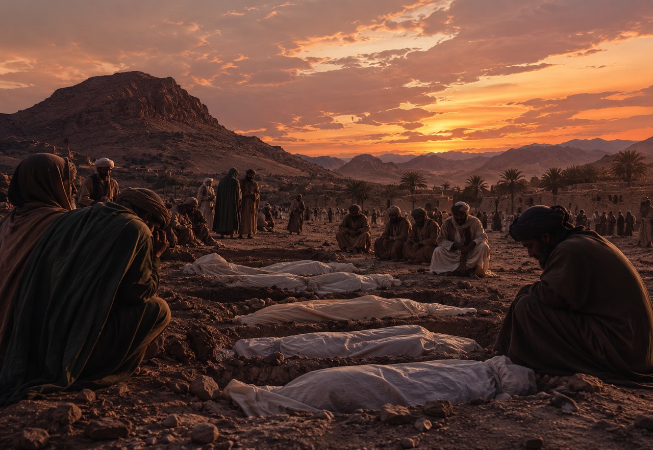 غزوة أُحَد، حُكْم البكاء على الميت