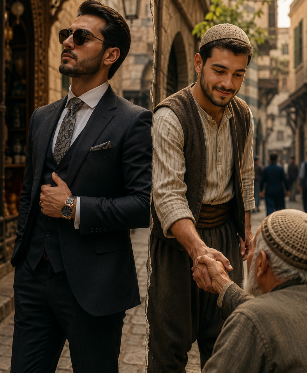 اللي ما بتزينه عروقه ما بتزينه خروقه-اللهجة السورية - قصة عربية