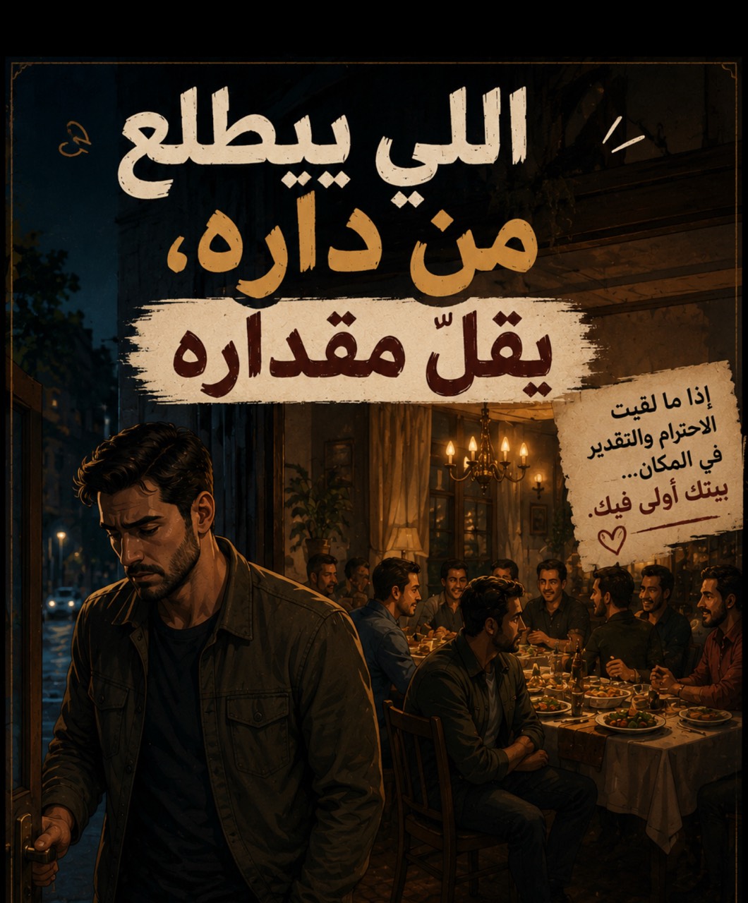 اللي بيطلع من داره، بيقلّ مقداره / اللهجة الفلسطينية الأردنية - قصة عربية