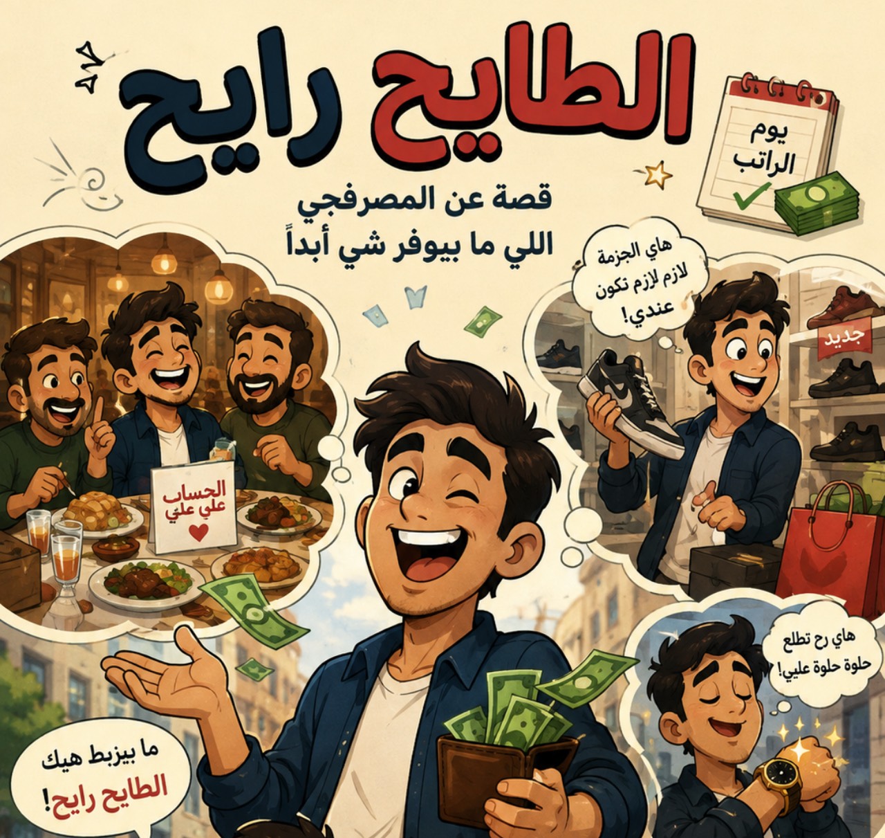 الطايح رايح-اللهجة الفلسطينية الأردنية - قصة عربية
