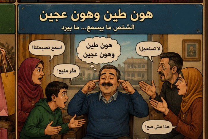 هون طين وهون عجين-اللهجة الفلسطينية الأردنية - قصة عربية