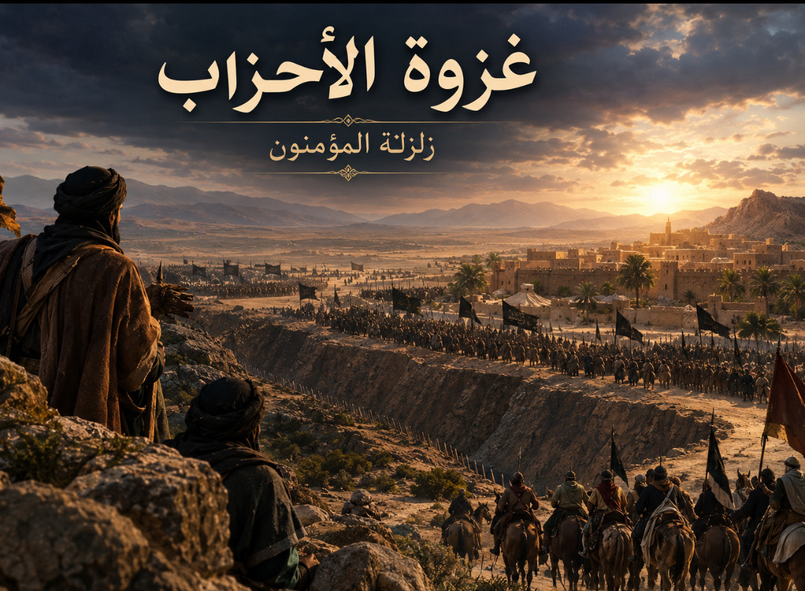 زلزلة المؤمنون/ غزوة الأحزاب - قصة عربية