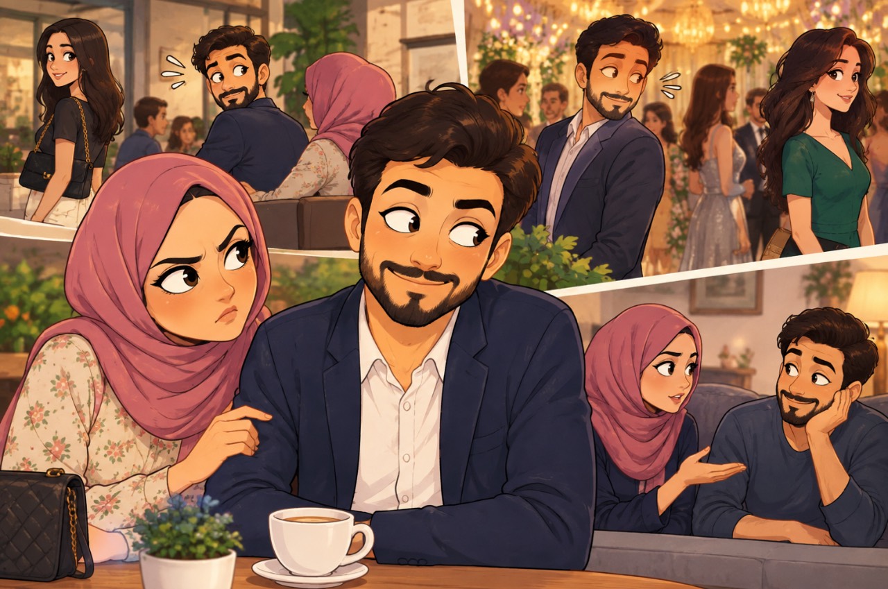 عينه زايغة-اللهجة الفلسطينية الأردنية - قصة عربية
